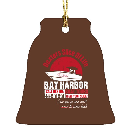 Cool Dexter Bay Harbor Boat Tours Ceramic Ornaments