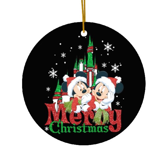 Discover Disney Mickey Minnie Mouse Merry Christmas Ceramic Ornaments