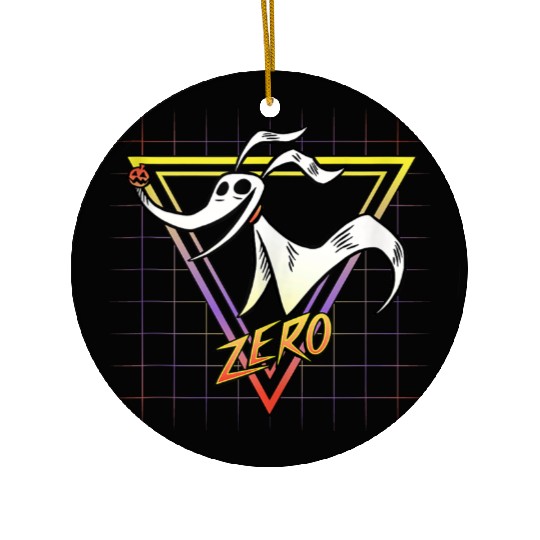 disneys Nightmare Before Christmas Zero Retro 90s Ceramic Ornaments