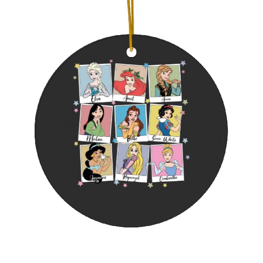 Retro Disney Princess Ceramic Ornaments, Princess Ceramic Ornaments, Disney Princess, Disney Trip Ceramic Ornaments, Vintage Disney Princess