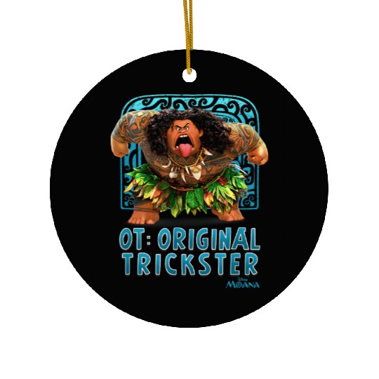 Disney Moana Maui Ot Original Trickster Big Ches Ceramic Ornaments