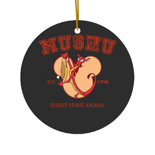 Funny Disney Mulan Characters Mushu Dragon Ceramic Ornaments