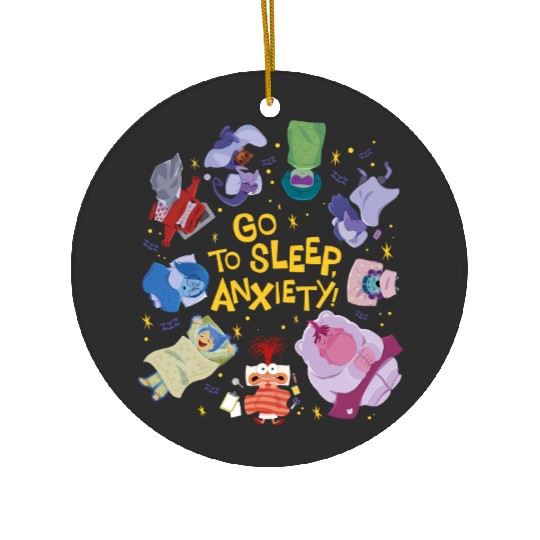Disney Inside Out 2 Go to Sleep Anxiety Ceramic Ornaments, The Emotional Adventure