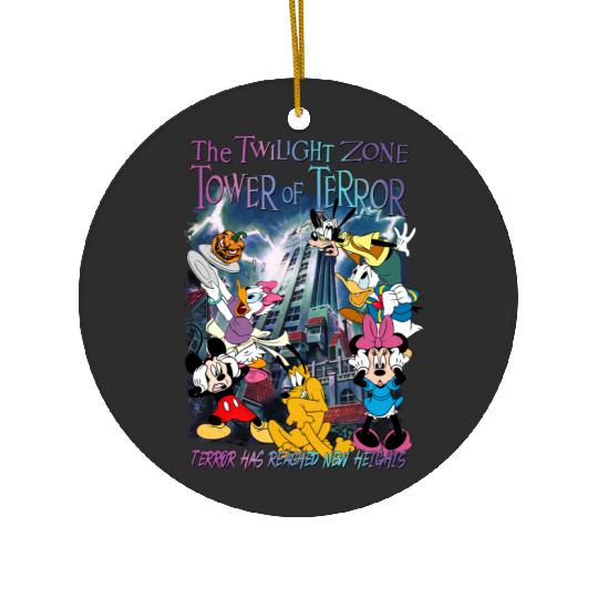 Mickey and Friends The Twilight Zone Tower Of Terror Disney Hollywood Tower Hotel Ceramic Ornaments