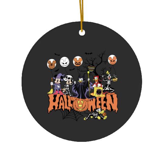 Disney Halloween 2024 Ceramic Ornaments, Halloween Matching Ceramic Ornaments