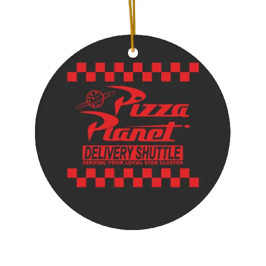 Pizza Planet Ceramic Ornaments, Toy Story Pizza Planet Ceramic Ornaments, Disney Pizza