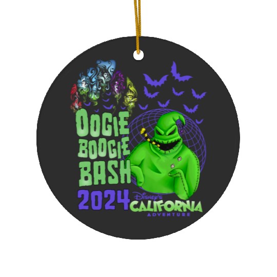 Disney California Adventure Oogie Boogie Bash 2024 Ceramic Ornaments, Nightmare Before Christmas