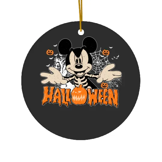 Vintage Disneyland Halloween Ceramic Ornaments, Vintage Disney Halloween, Vintage Disney Castle Halloween, Disney Halloween Family Ceramic Ornaments, Disney Trip