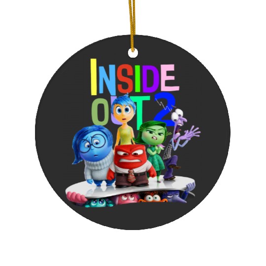Disney Inside Out 2 Ceramic Ornaments, Inside Out Characters Ceramic Ornaments, Inside Out 2024 Movie Ceramic Ornaments