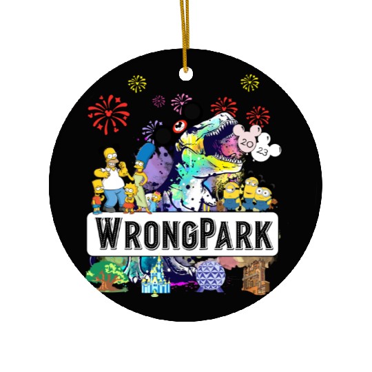 Wrong Park Tyrannosaurus 2023 Disney Ceramic Ornaments