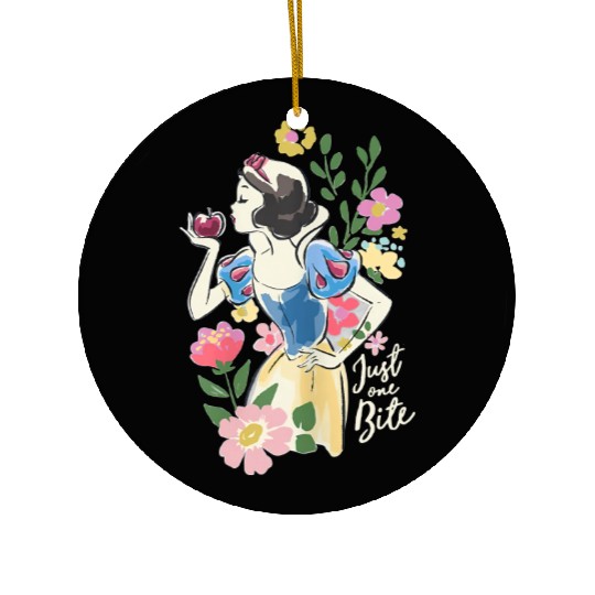 Retro Disney Snow White And The Seven Dwarfs Floral Ceramic Ornaments,