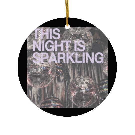 Discover Taylor Music Ceramic Ornaments, Speak Now This Night is Sparkling