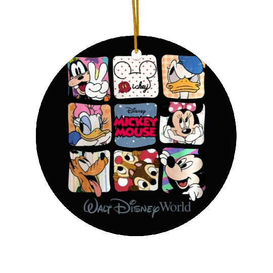 Discover Disney Ceramic Ornaments, Vintage Walt Disney World Ceramic Ornaments