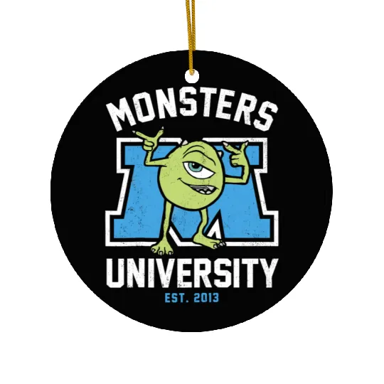 Monsters Inc Wazowski Ceramic Ornaments, Disney Monsters Ceramic Ornaments