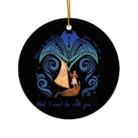 Disney Moana & Grandma Tala Ceramic Ornaments