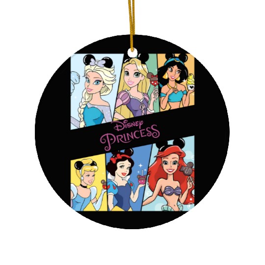 Disney Princess Ceramic Ornaments, Disney Princess Ceramic Ornaments