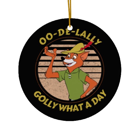 Retro Disney Robin Hood Oo De Lally Golly What A Day Ceramic Ornaments, Cartoon Ceramic Ornaments, Cute Ceramic Ornaments, Gift For Family