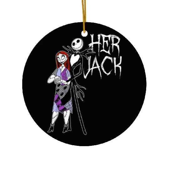 disneys The Nightmare Before Christmas Her Jack Ceramic Ornaments