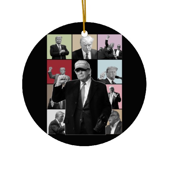 Discover Donald Trump Era Election 2024 - Trump Eras Tour - Ceramic Ornaments