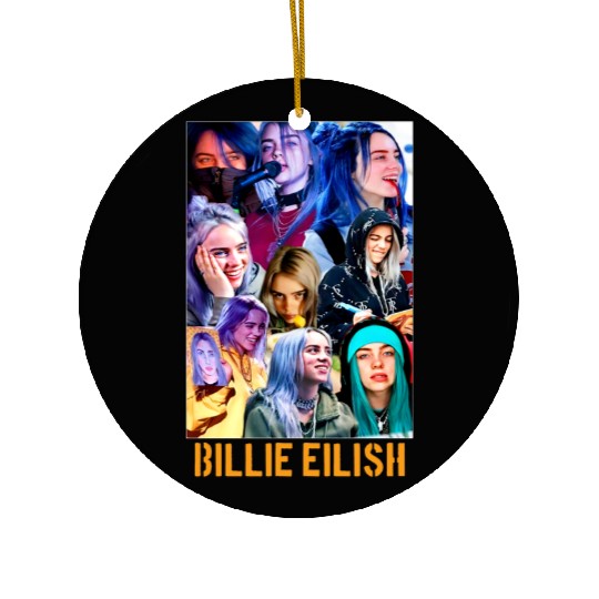 Billie Eilish Eras Tour Racerback Ceramic Ornaments