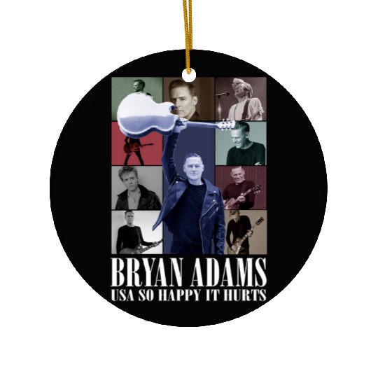 Discover Bryan Adams The Eras Tour Ceramic Ornaments, Bryan Adams Ceramic Ornaments