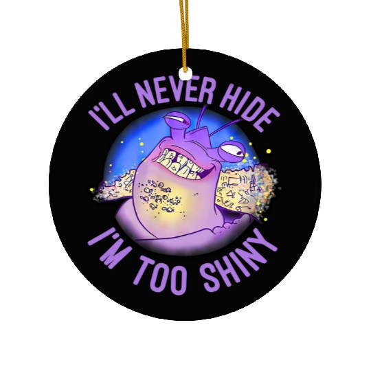 Disney Moana Tamatoa I'll Never Hide I'm Too Shiny Ceramic Ornaments