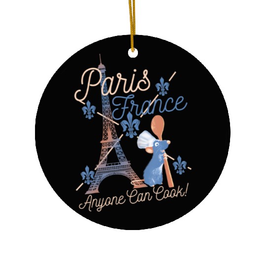 Ratatouille Ceramic Ornaments, Disney Remy Ceramic Ornaments