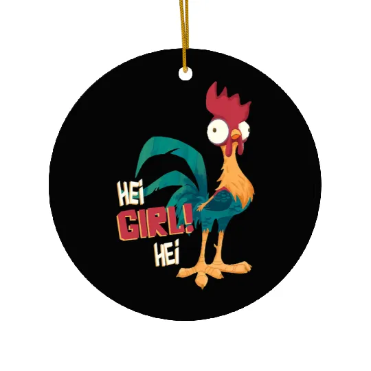 Disney Moana Hei Hei Chicken Hei Girl Hei Ceramic Ornaments