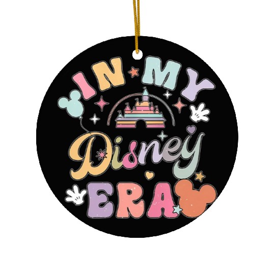 In My Disney Era Ceramic Ornaments, Disney Trip, Disney Castle Ceramic Ornaments