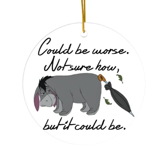 Country Ceramic Ornaments Disney Winnie The Pooh Eeyore Could Be Worse