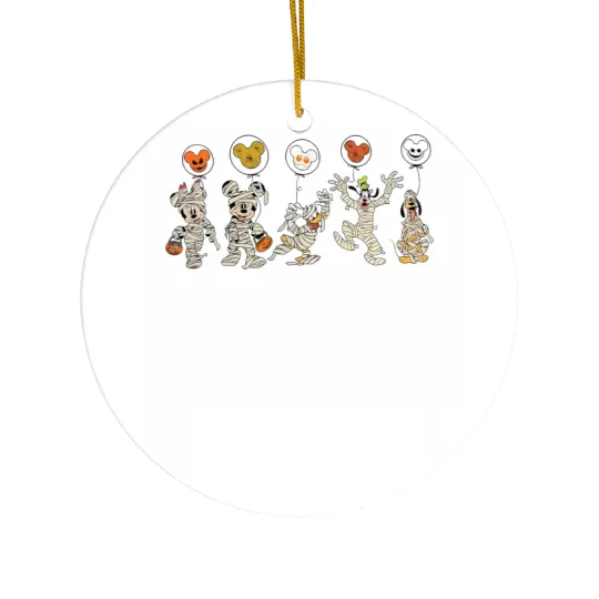 Disney Halloween Ceramic Ornaments, Disney Halloween Matching Ceramic Ornaments