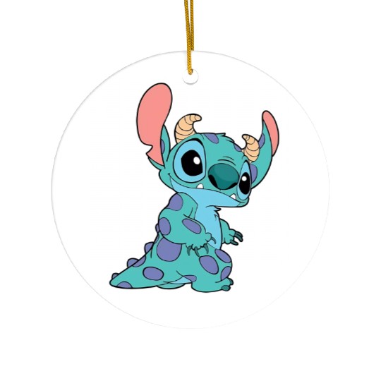 Disney Monster Stitch Ceramic Ornaments, Disney Stitch Ceramic Ornaments