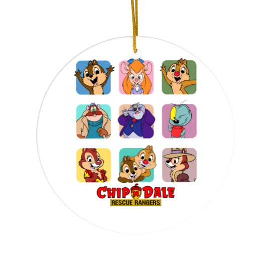 Disney Chip and Dale Rescue Rangers  Ceramic Ornaments, Disney Portrait