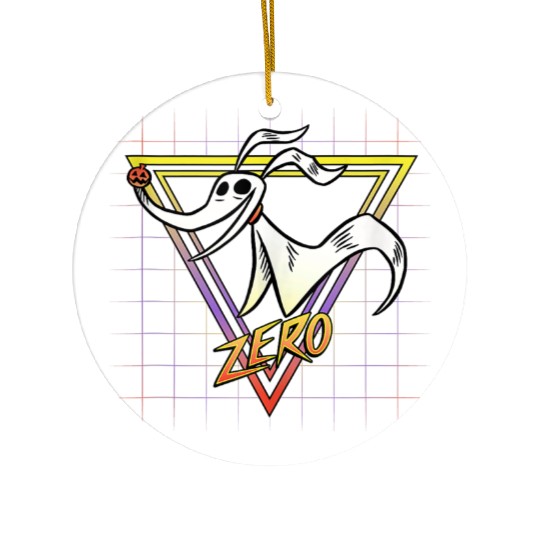 disneys Nightmare Before Christmas Zero Retro 90s Ceramic Ornaments