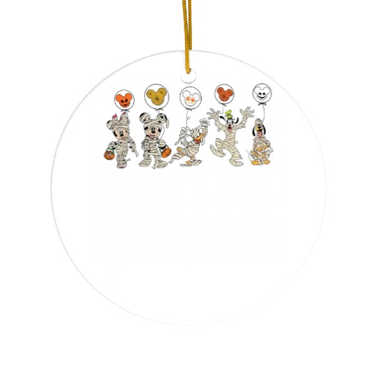Disney Halloween Ceramic Ornaments, Disney Halloween Matching Ceramic Ornaments
