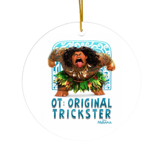 Disney Moana Maui Ot Original Trickster Big Ches Ceramic Ornaments