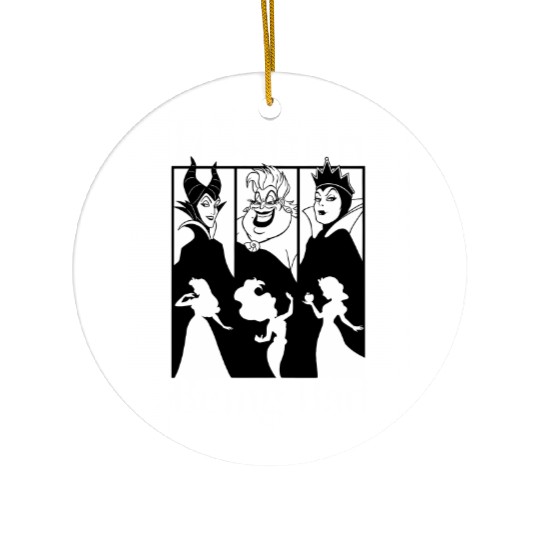 It's Fun Being Bad Disney Villains Ceramic Ornaments,