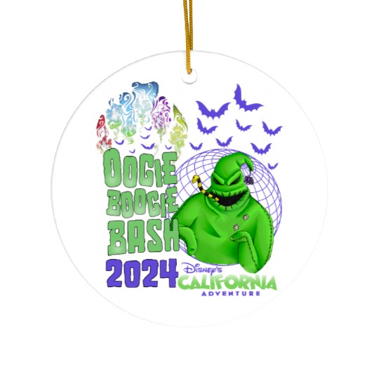 Disney California Adventure Oogie Boogie Bash 2024 Ceramic Ornaments, Nightmare Before Christmas