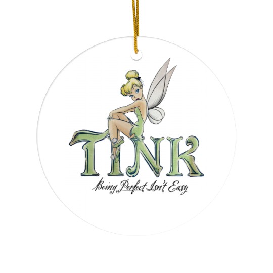 Disney Tinker Bell Ceramic Ornaments, Vintage Disney Ceramic Ornaments