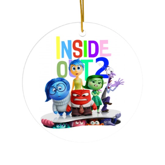 Disney Inside Out 2 Ceramic Ornaments, Inside Out Characters Ceramic Ornaments, Inside Out 2024 Movie Ceramic Ornaments