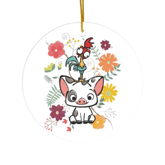 Disney Moana Ceramic Ornaments, Disney Moana Ceramic Ornaments