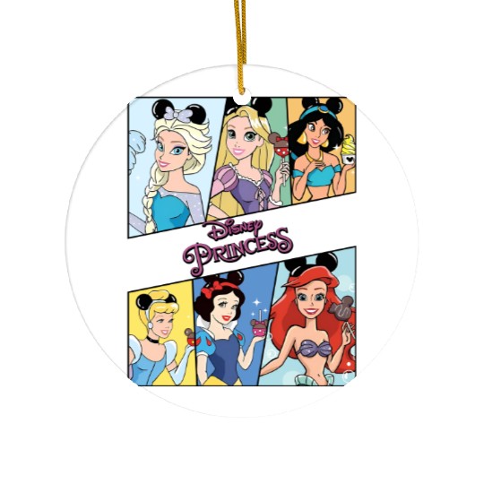 Disney Princess Ceramic Ornaments, Disney Princess Ceramic Ornaments