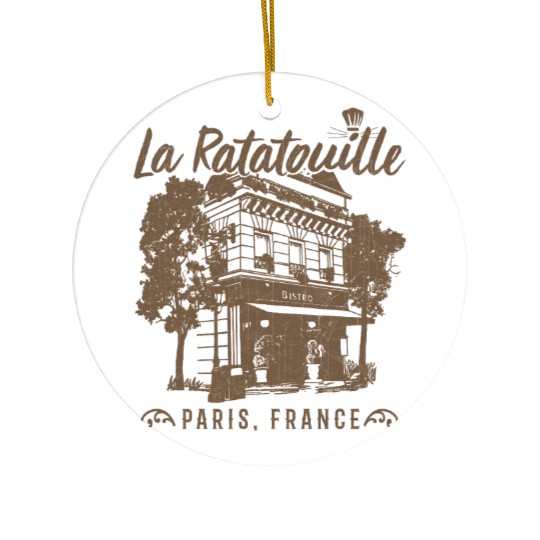 Disney Pixar Ratatouille Paris Ceramic Ornaments