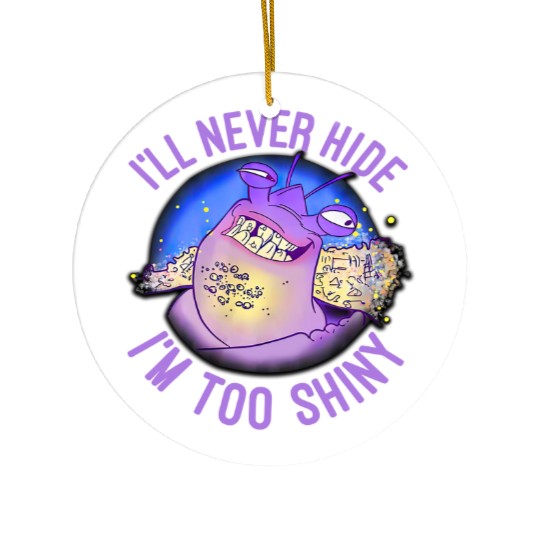 Disney Moana Tamatoa I'll Never Hide I'm Too Shiny Ceramic Ornaments