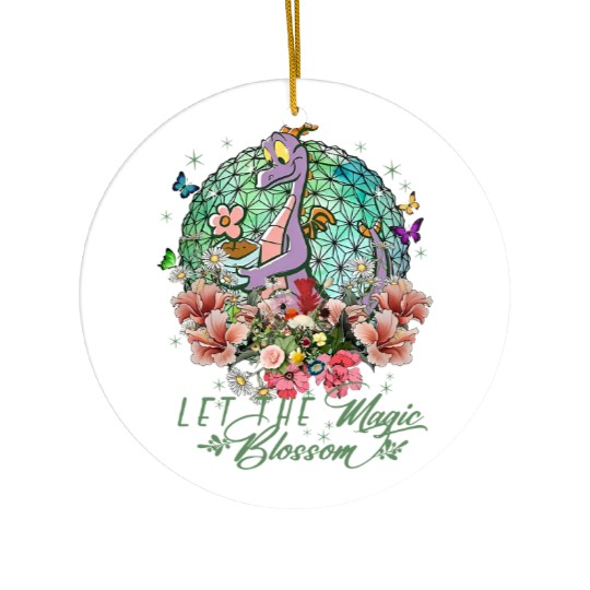 Disney Epcot Figment Topiaries Ceramic Ornaments