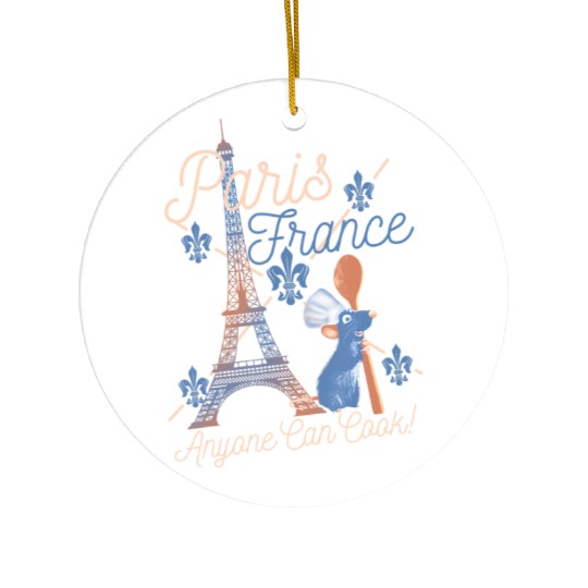 Ratatouille Ceramic Ornaments, Disney Remy Ceramic Ornaments