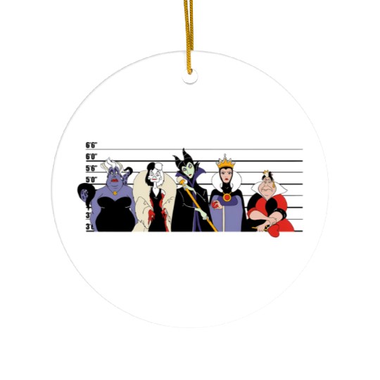 Disney Villains Ceramic Ornaments