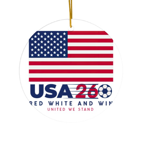 USA World Cup 2026 Ceramic Ornaments US Soccer