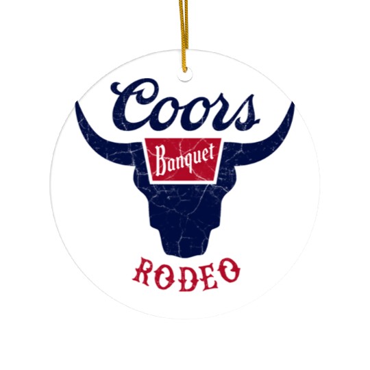 CCOORS Banquet Rodeo Ceramic Ornaments