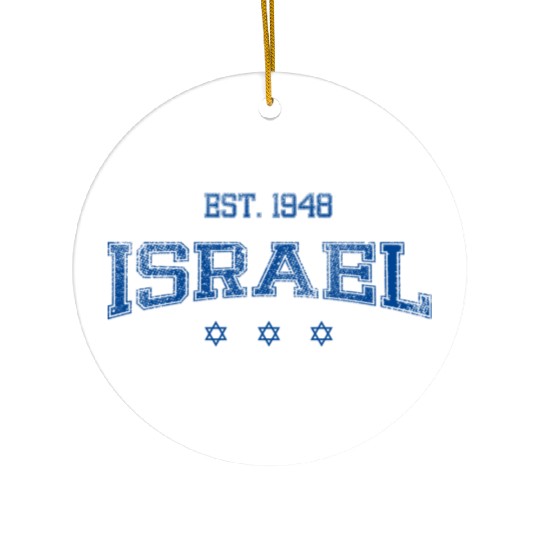 Israel-blue Ceramic Ornaments